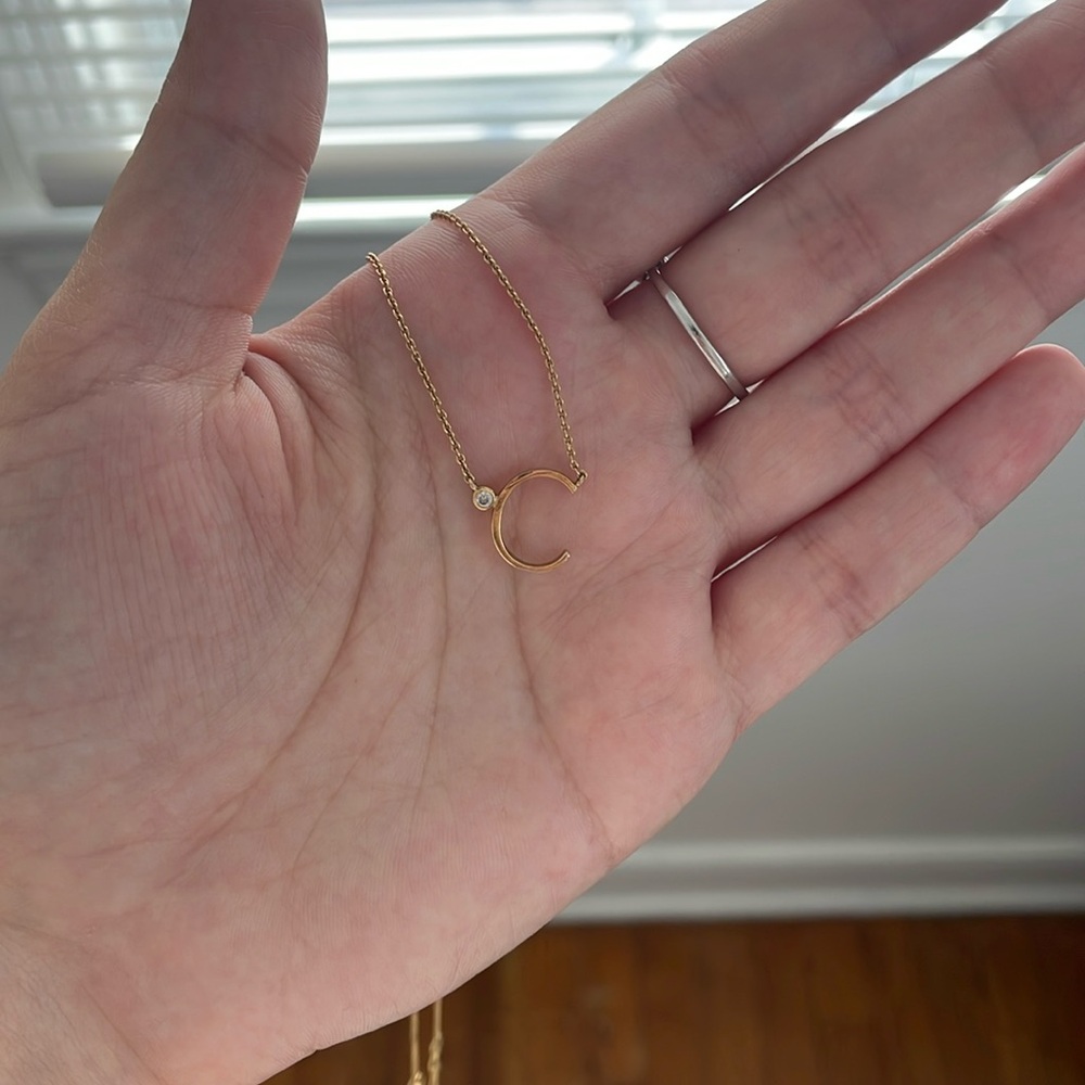 Initial Necklace from Anthropologie